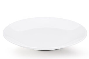LUPIN, https://konsimo.pl/kolekcja/lupin/ Talerz obiadowy biały - zdjęcie