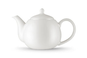 MUSCARI, https://konsimo.pl/kolekcja/muscari/ Dzbanek do herbaty biały - zdjęcie
