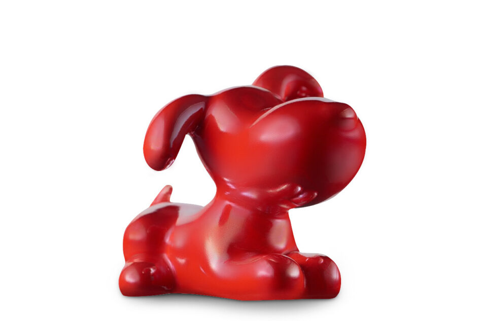 VELPO Figurka Pies perłowa czerwień - zdjęcie 0