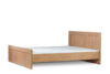 CALDO Proste łóżko 140 x 200 cm dąb naturalny dąb naturalny - zdjęcie 3