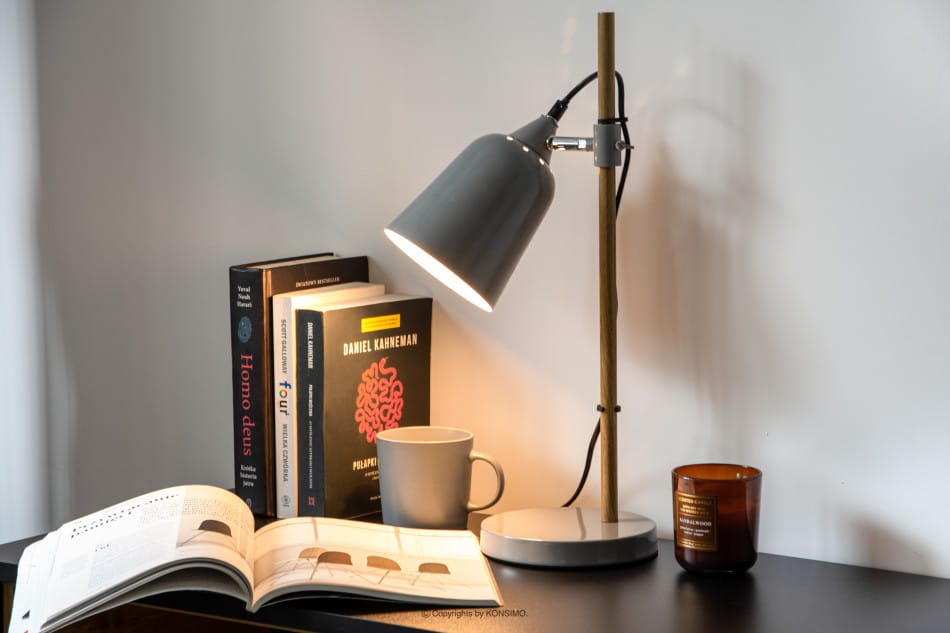 HALI Lampa stołowa szary - zdjęcie 1