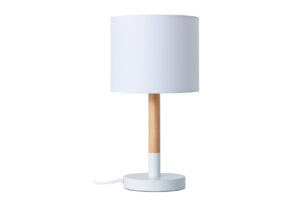 PLISO, https://konsimo.pl/kolekcja/pliso/ Lampa stołowa biały - zdjęcie