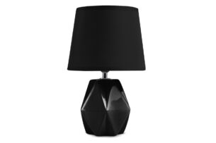 FABO, https://konsimo.pl/kolekcja/fabo/ Lampa stołowa czarny - zdjęcie