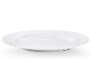 LARIS, https://konsimo.pl/kolekcja/laris/ Talerz obiadowy biały - zdjęcie