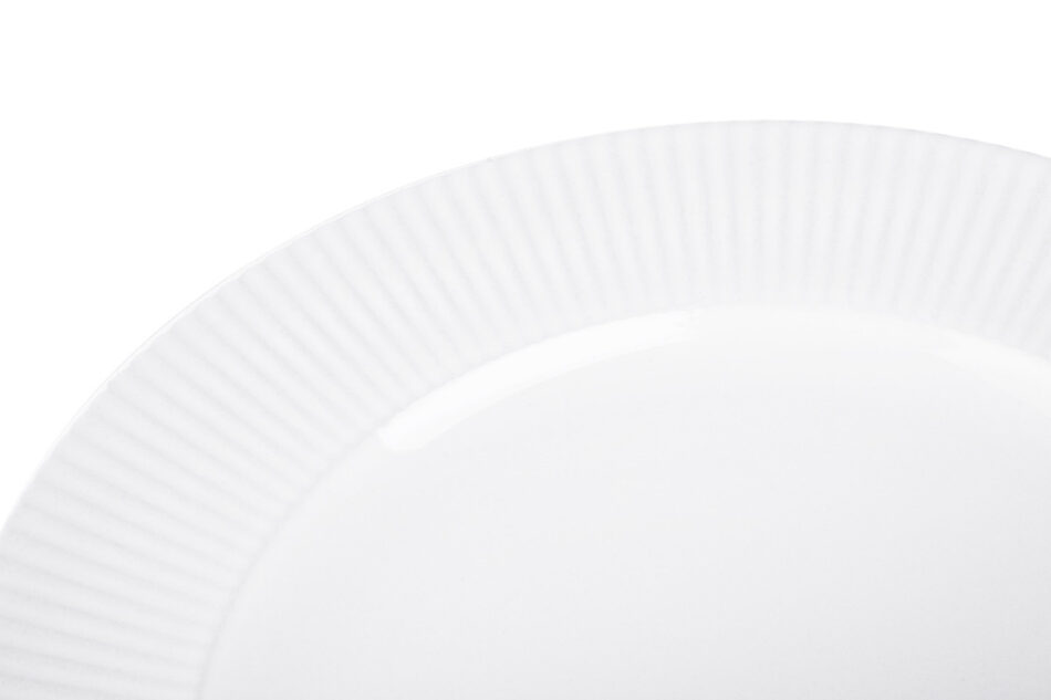 LARIS Talerz obiadowy biały - zdjęcie 6