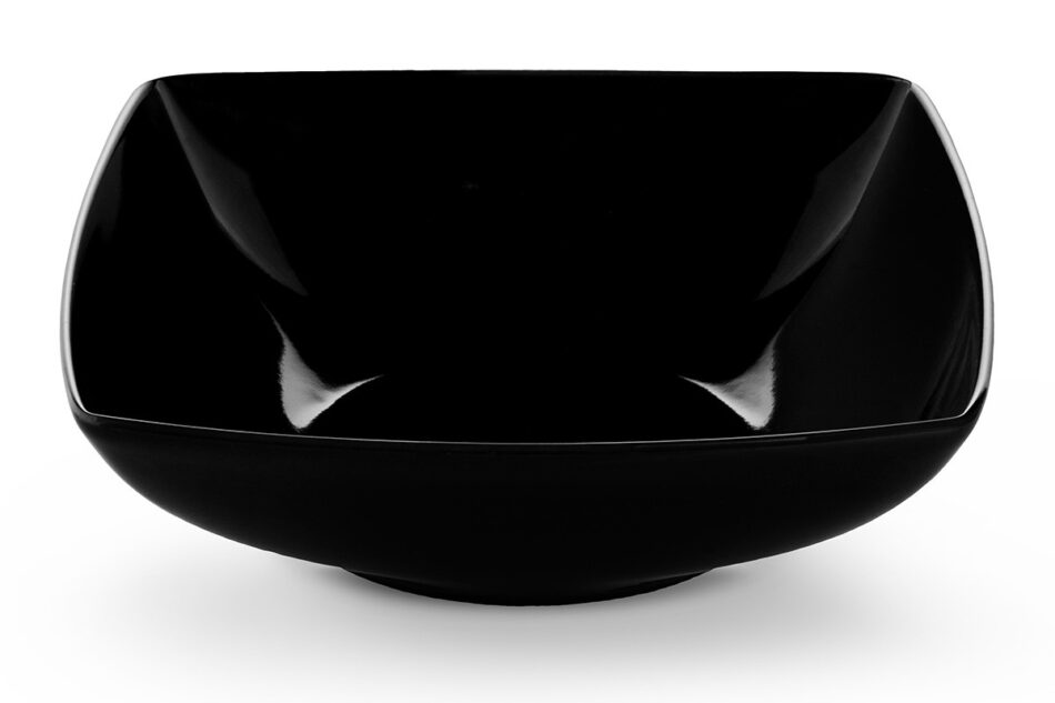 EPIRI Serwis obiadowy kwadratowy 12 elementów czarny dla 4 osób czarny - zdjęcie 6