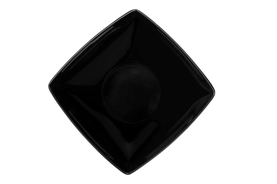 EPIRI Serwis obiadowy kwadratowy 12 elementów czarny dla 4 osób czarny - zdjęcie 4