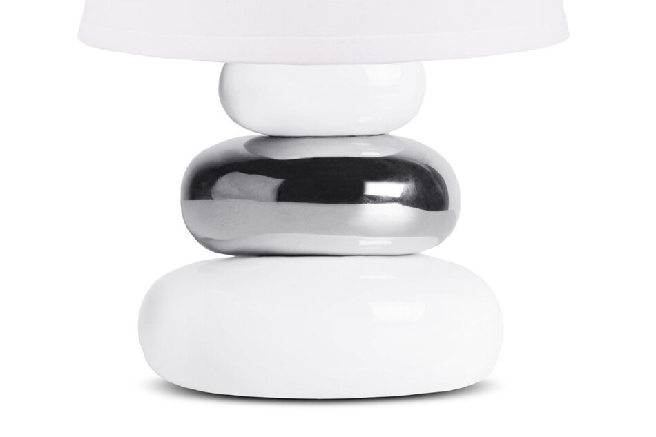 SALU Lampa stołowa srebrny/biały - zdjęcie 2