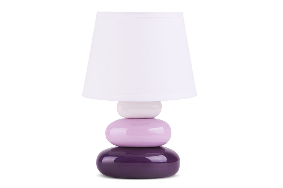 SALU Lampa stołowa fioletowy/biały - zdjęcie 0