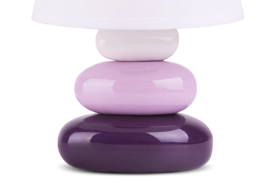 SALU Lampa stołowa fioletowy/biały - zdjęcie 2