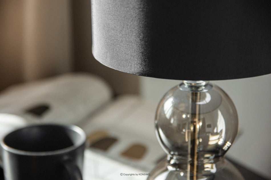 RILA Lampa stołowa srebrny/czarny - zdjęcie 5
