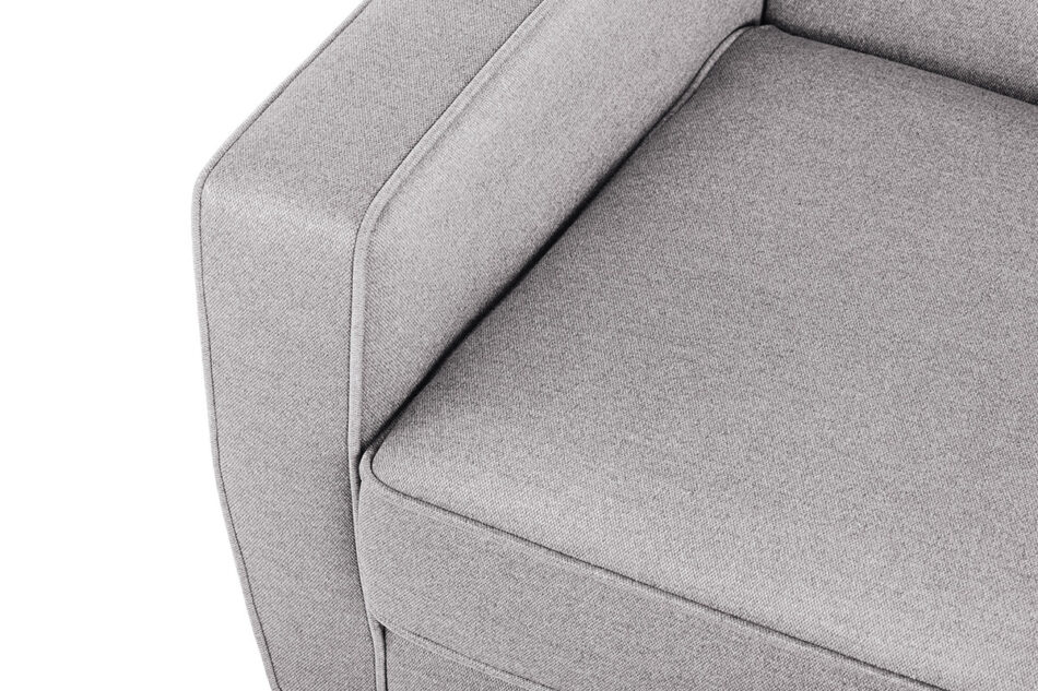 TERSO Skandynawski fotel tkanina plecionka platyna platynowy - zdjęcie 4
