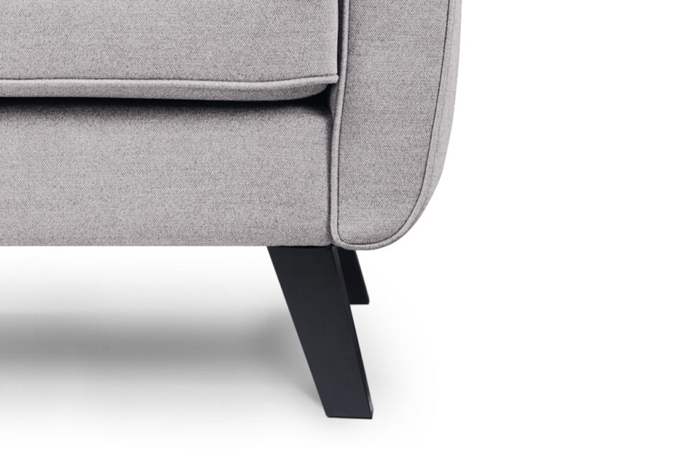 TERSO Skandynawski fotel tkanina plecionka platyna platynowy - zdjęcie 6