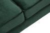 TERSO Skandynawska sofa 2 osobowa welur butelkowa zieleń ciemny zielony - zdjęcie 4