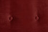 TERSO Skandynawska sofa 2 osobowa welur czerwona bordowy - zdjęcie 5