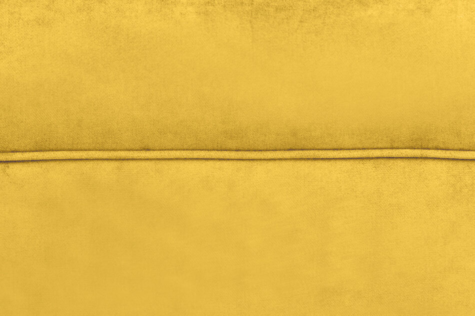 MILES Podnóżek żółty welur czarne nóżki żółty - zdjęcie 6