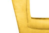 MILES Fotel uszak żółty czarne nóżki żółty - zdjęcie 9