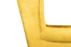 MILES Fotel uszak żółty drewniane nóżki żółty/buk - zdjęcie 7