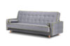 DOZER Kolorowa sofa 3 osobowa z funkcją spania szary/zielony - zdjęcie 2