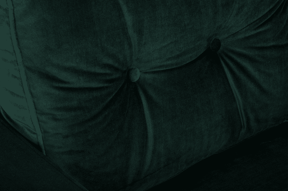 ERISO Welurowy fotel butelkowa zieleń do salonu ciemny zielony - zdjęcie 4