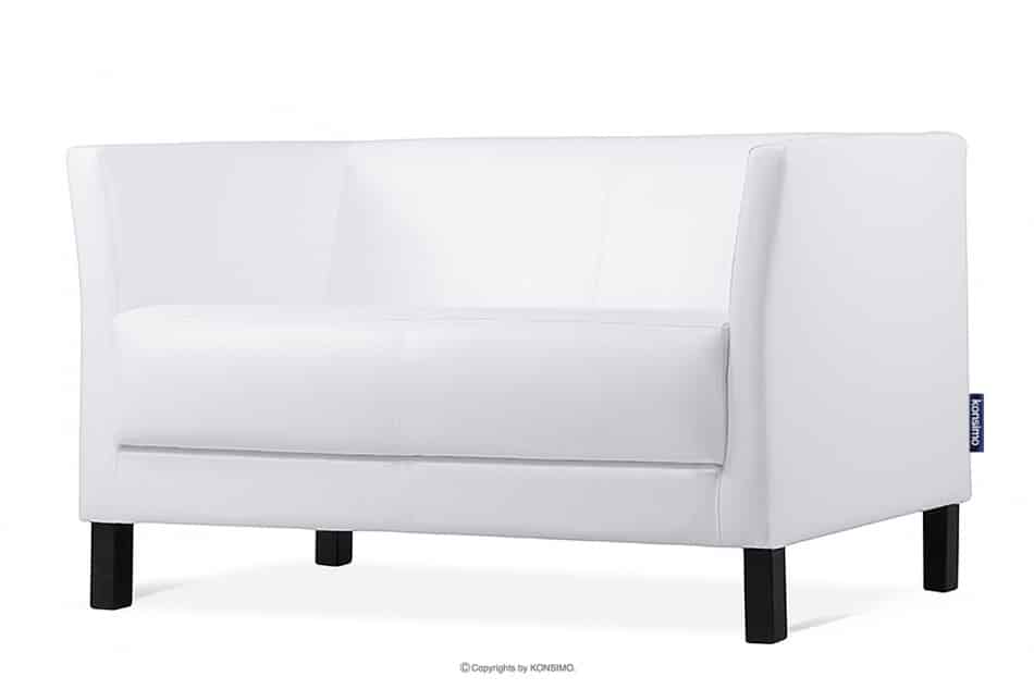 ESPECTO Sofa do poczekalni ekoskóra biała biały - zdjęcie 2
