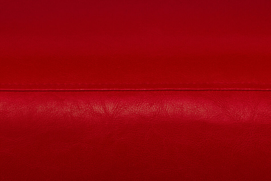 ESPECTO Fotel do poczekalni ekoskóra czerwony czerwony - zdjęcie 4