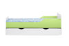 PABIS Łóżko rozkładane dla dziecka zielone biały/zielony - zdjęcie 1