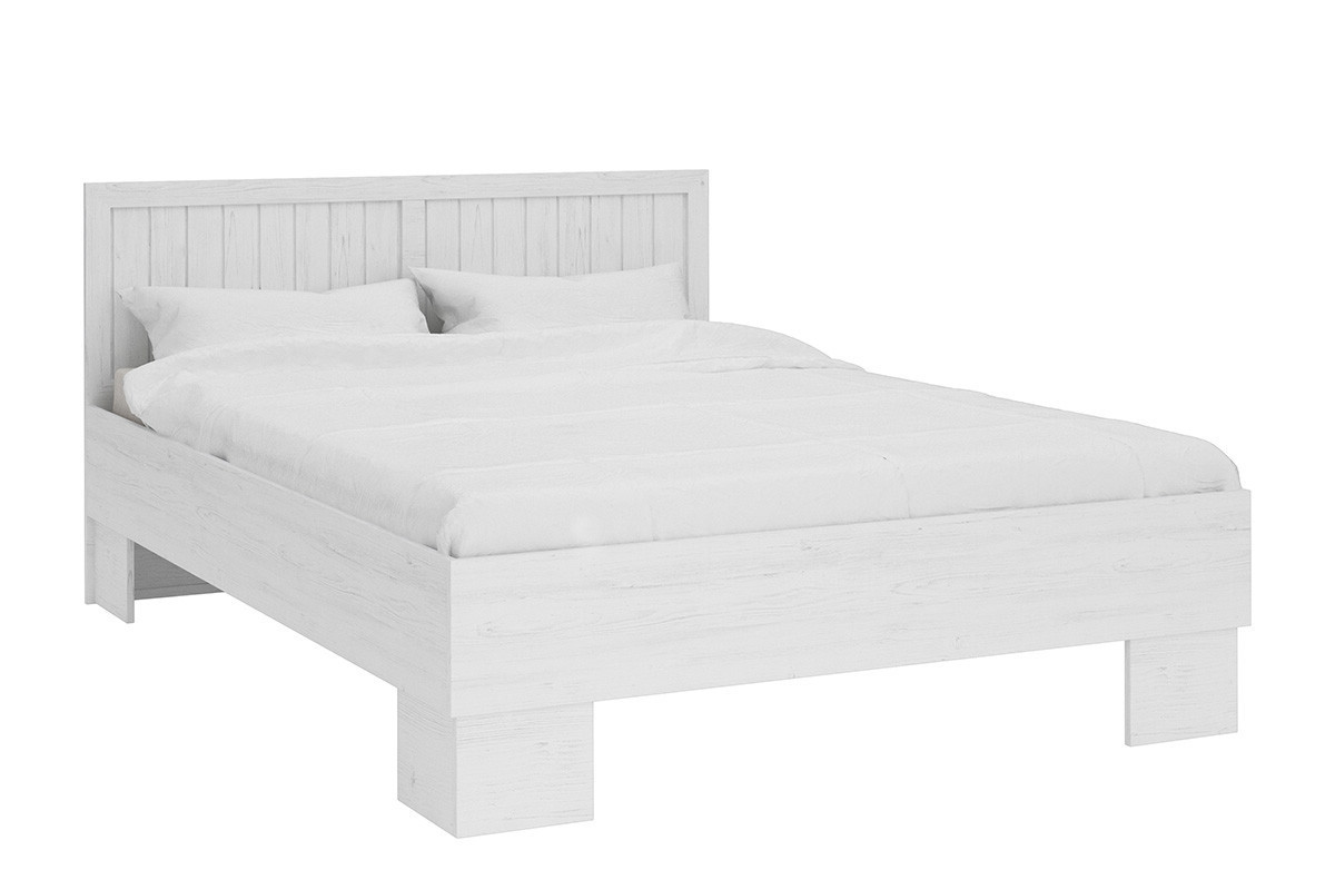 Łóżko 160x200 styl prowansalski białe