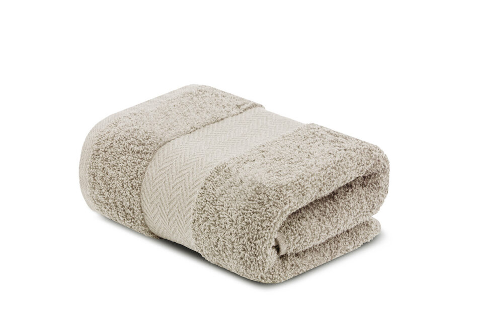 LENTE Komplet ręczników średnich 4 szt. kremowy - zdjęcie 2