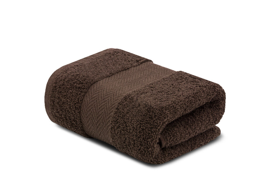 LENTE Komplet ręczników średnich 4 szt. brązowy - zdjęcie 4