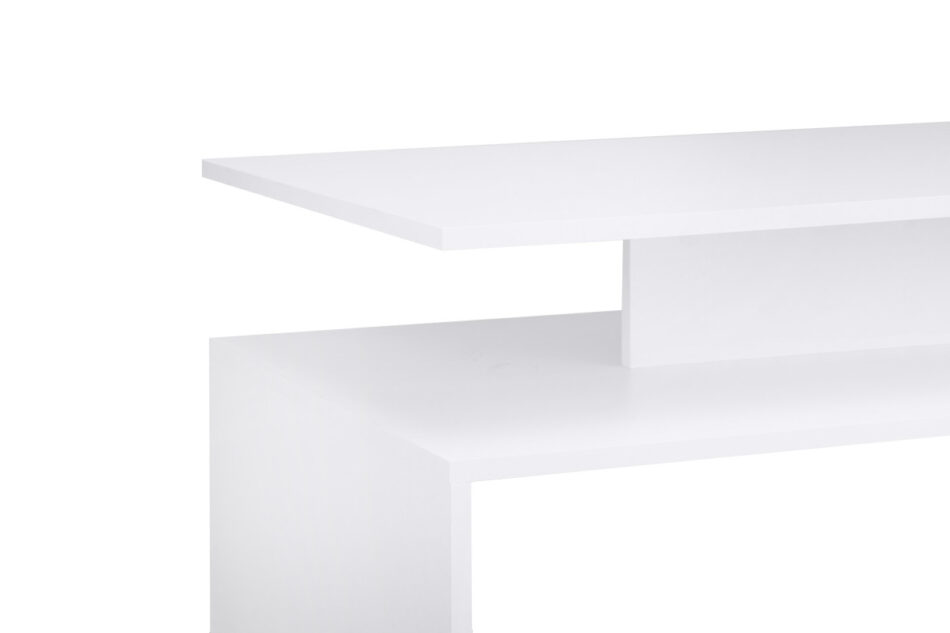 DELCHI Asymetryczny stolik kawowy biały biały - zdjęcie 3