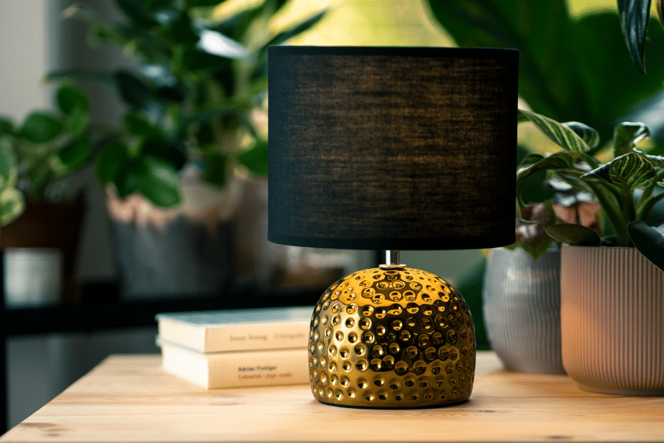 FRAGI Lampa stołowa złoty/czarny - zdjęcie 1
