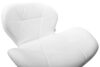 TRIGO Skandynawskie krzesło na drewnianym stelażu ekoskóra białe biały - zdjęcie 6