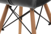 TRIGO Skandynawskie krzesło na drewnianym stelażu jasnoszare jasny szary - zdjęcie 6