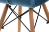 TRIGO Skandynawskie krzesło na drewnianym stelażu granatowe granatowy - zdjęcie 5