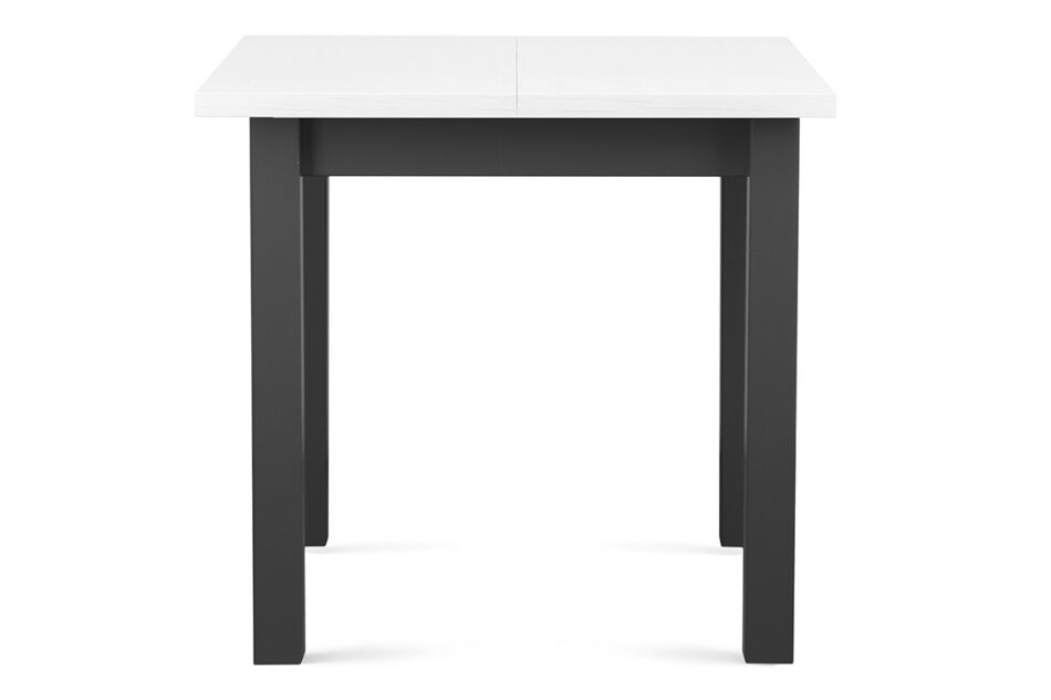SALUTO Mały rozkładany stół do mieszkania 80 cm szary / biały szary / bialy - zdjęcie 0