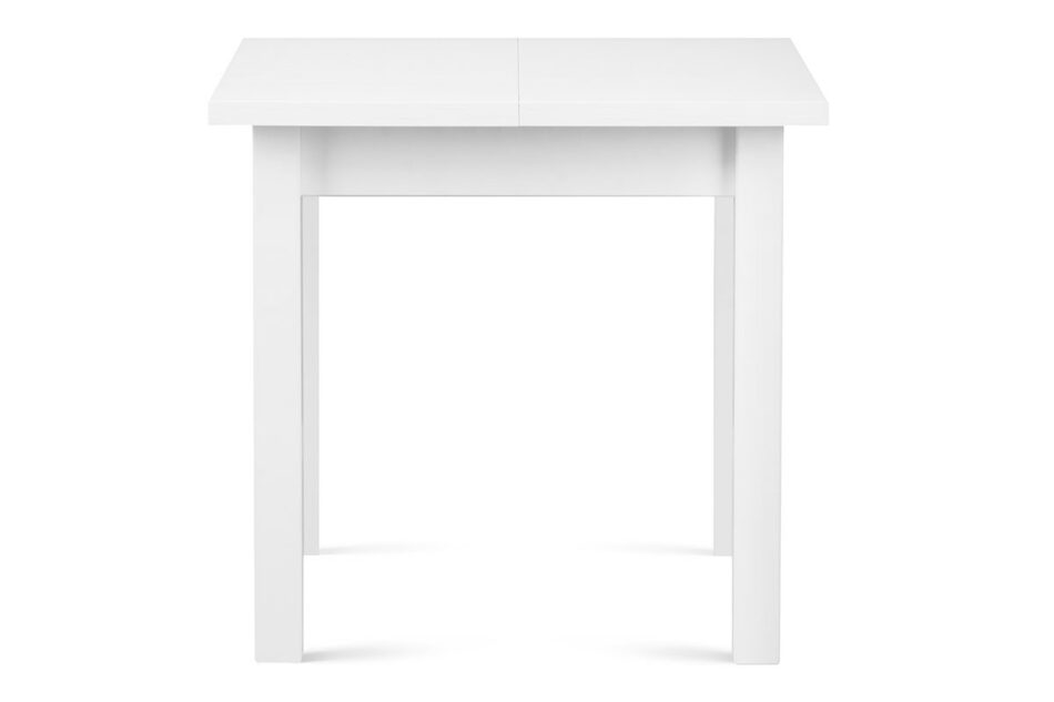SALUTO Mały rozkładany stół do mieszkania 80 cm biały biały - zdjęcie 0