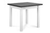 SALUTO Mały rozkładany stół do mieszkania 80 cm biały / szary biały/szary - zdjęcie 3