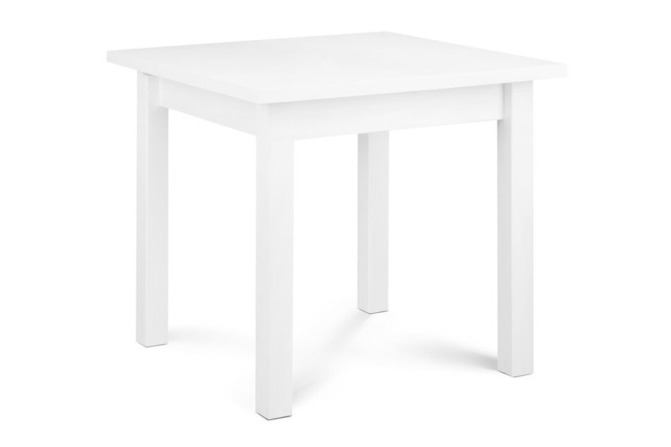 HOSPE Prosty stół 80 x 80 cm biały biały - zdjęcie 2