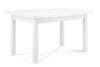 EDERE Rozkładany klasyczny stół 140 x 80 cm biały biały - zdjęcie 3
