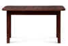 EDERE Rozkładany klasyczny stół 140 x 80 cm orzech orzech - zdjęcie 1