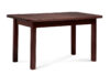 EDERE Rozkładany klasyczny stół 140 x 80 cm orzech orzech - zdjęcie 3
