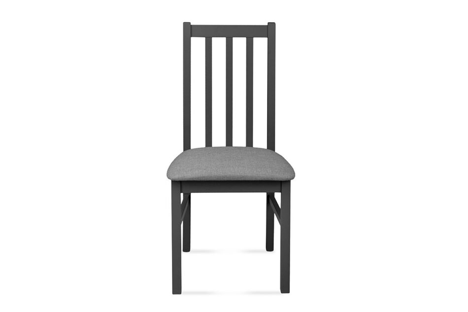 QUATUS Krzesło drewno bukowe szare do jadalni szary/jasny szary - zdjęcie 2