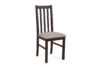 QUATUS Krzesło do jadalni wenge wenge/beżowy - zdjęcie 1