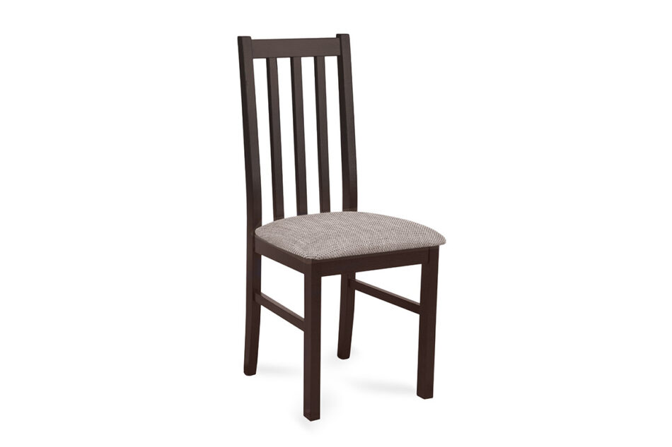 QUATUS Krzesło do jadalni wenge wenge/beżowy - zdjęcie 0