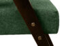 NASET Fotel w stylu PRL zielony zielony/ciemny orzech - zdjęcie 5