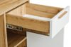 SKADI Skandynawskie biurko z półkami i szufladą białe / dąb dąb/biały - zdjęcie 3