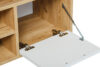 SKADI Skandynawska duża szafka rtv 120 cm z półkami biała / dąb dąb/biały - zdjęcie 3