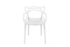 SLIMBI Krzesło modern plastikowe białe biały - zdjęcie 2