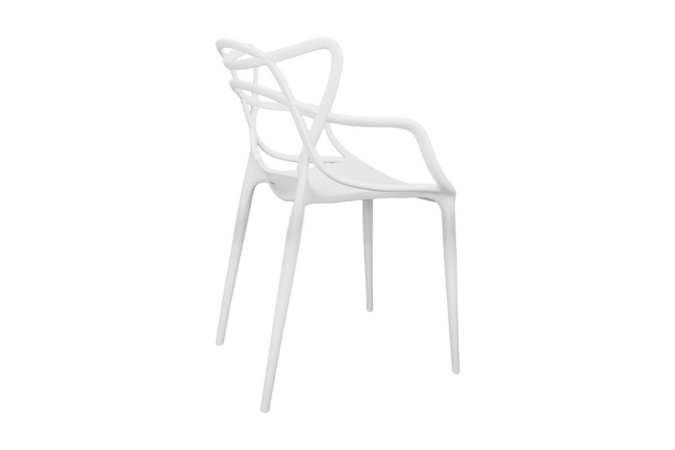 SLIMBI Krzesło modern plastikowe białe biały - zdjęcie 2